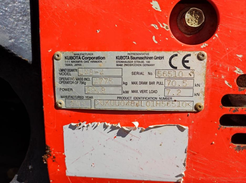 Kubota U48-4. – Image 12