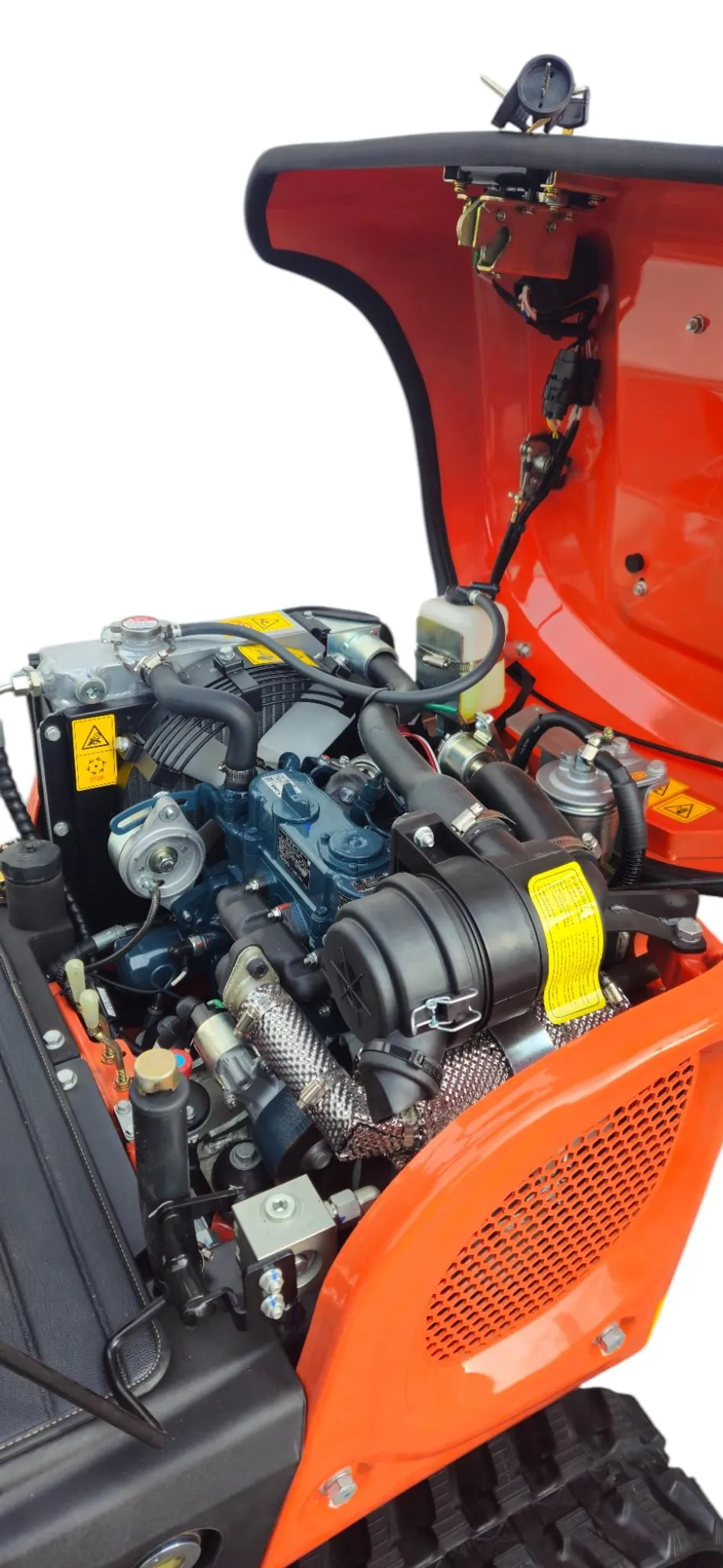 Mini pelle Kubota avec E-Start LED phares 14 CV moteur diesel neuve – Image 14