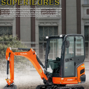 mini pelle neuve KUBOTA KX016-4