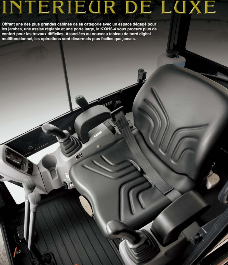 mini pelle neuve KUBOTA KX016-4 – Image 6