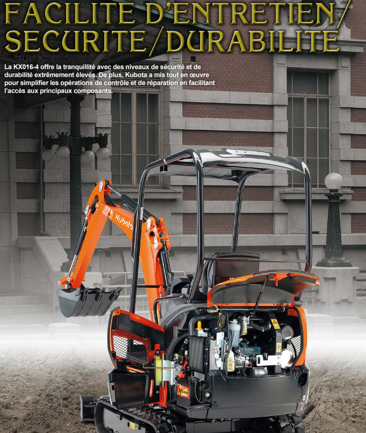 mini pelle neuve KUBOTA KX016-4 – Image 8
