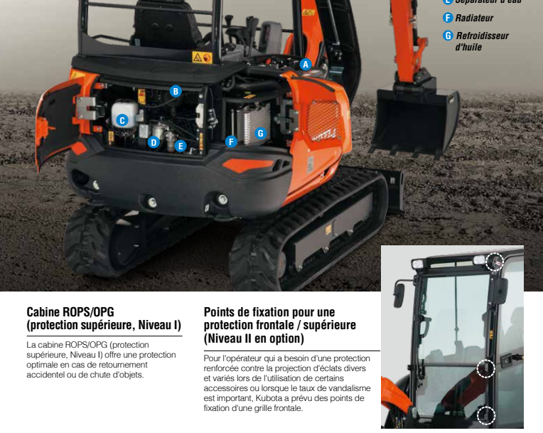 Mini pelles neuve Kubota KX027-4 – Image 13