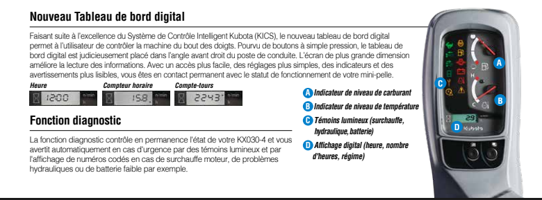 Mini pelle neuve Kubota KX030-4 – Image 9