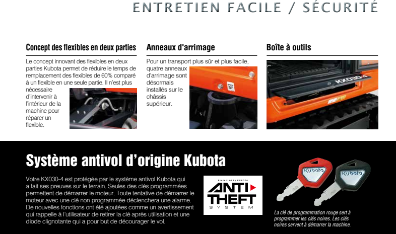 Mini pelle neuve Kubota KX030-4 – Image 13